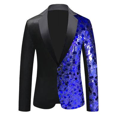 Men's Sequined Suit Jacket Dance Dress