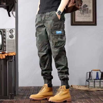 Camouflage Cargo Pants Men's Loose Outdoor Pants